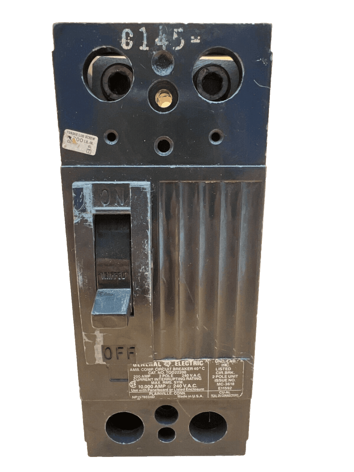 GE TQD22200 Circuit Breaker — image 1 of 6