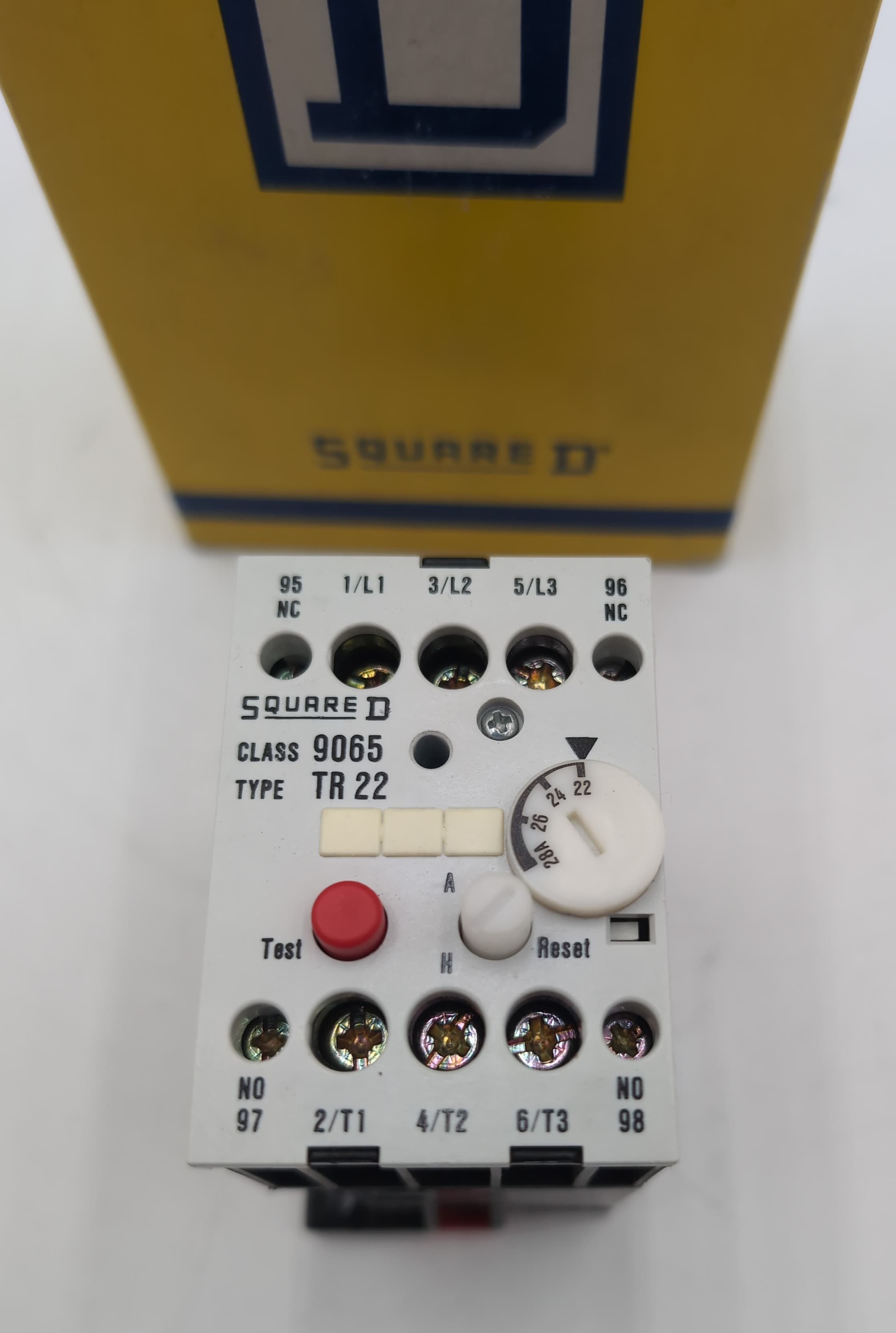 Square D Class 9065 Type TR22 Overload Relay 3-Pole 2-2.5A 600V – image 1