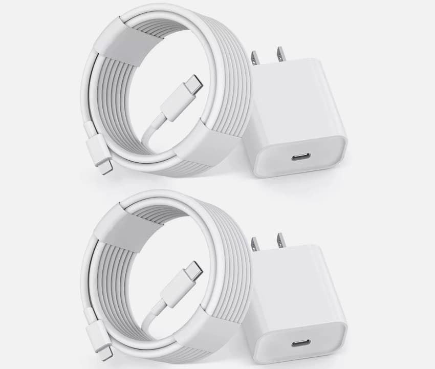 2 Pack Fast Charger Type C Wall Charger For iPhone 15 16 Plus Pro Max USBC-USBC – image 1
