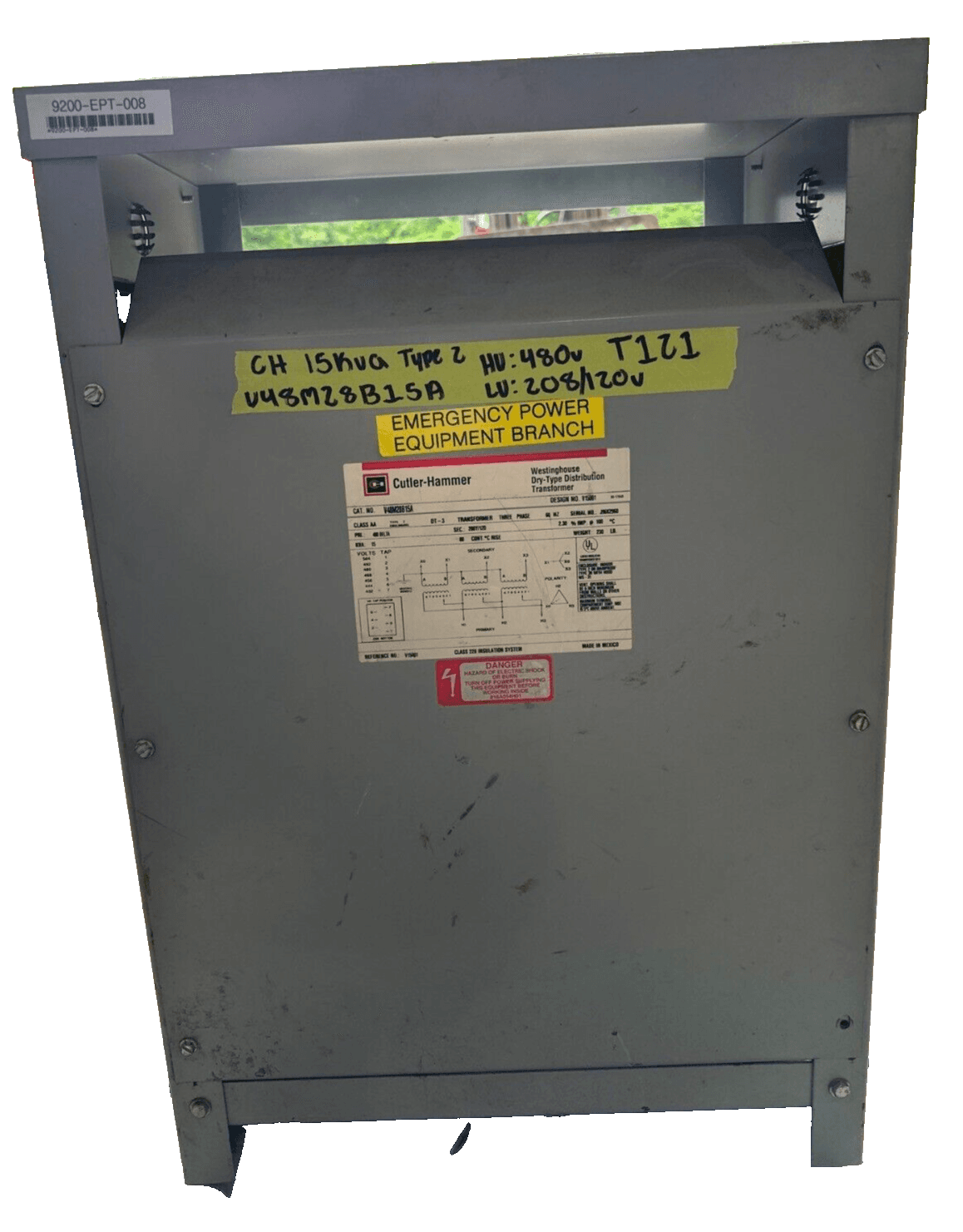 Cutler-Hammer V48M28B15A Dry Type Transformers — image 1 of 6