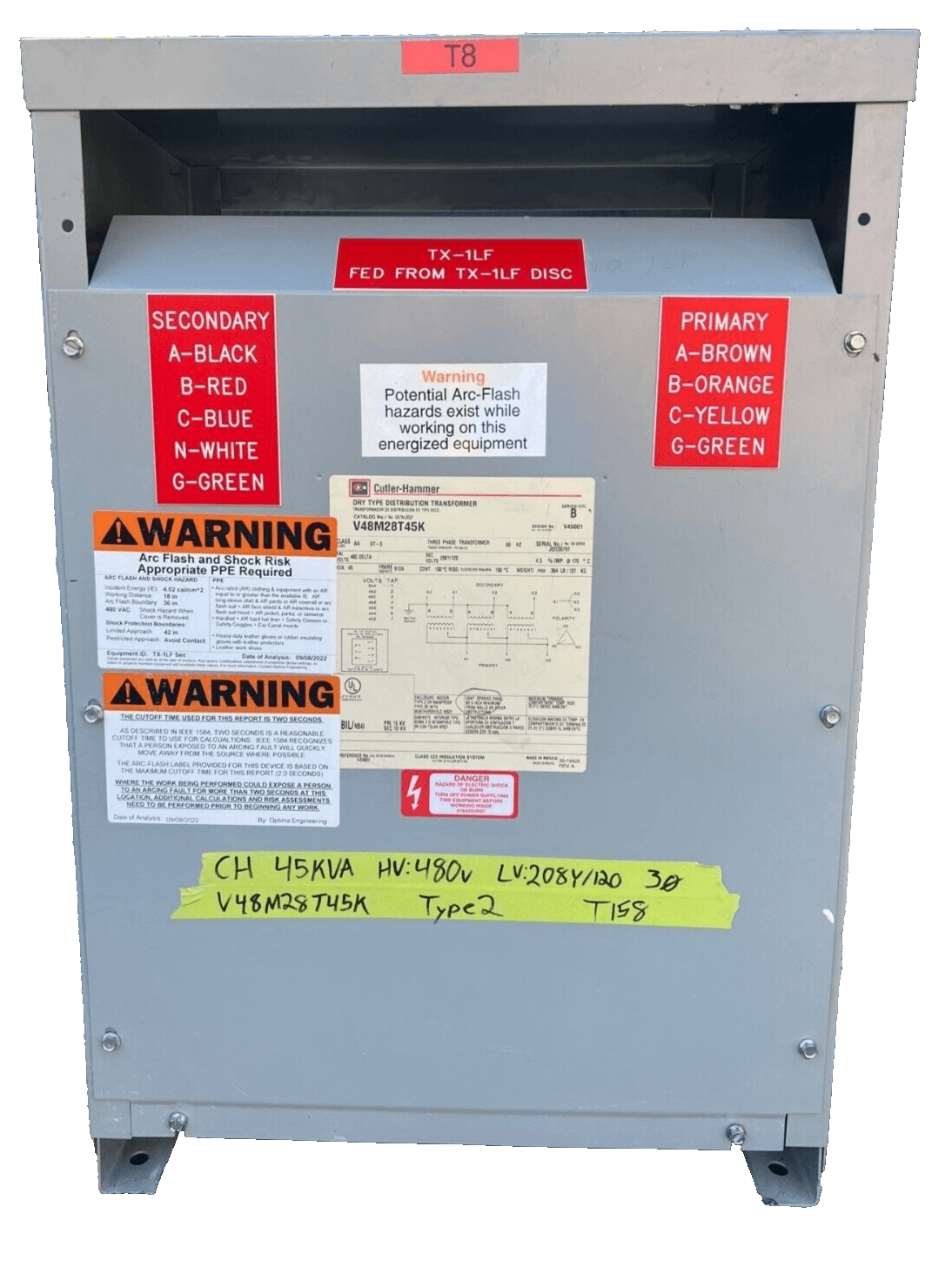 GE V48M28T45K Dry Type Transformers — image 1 of 7
