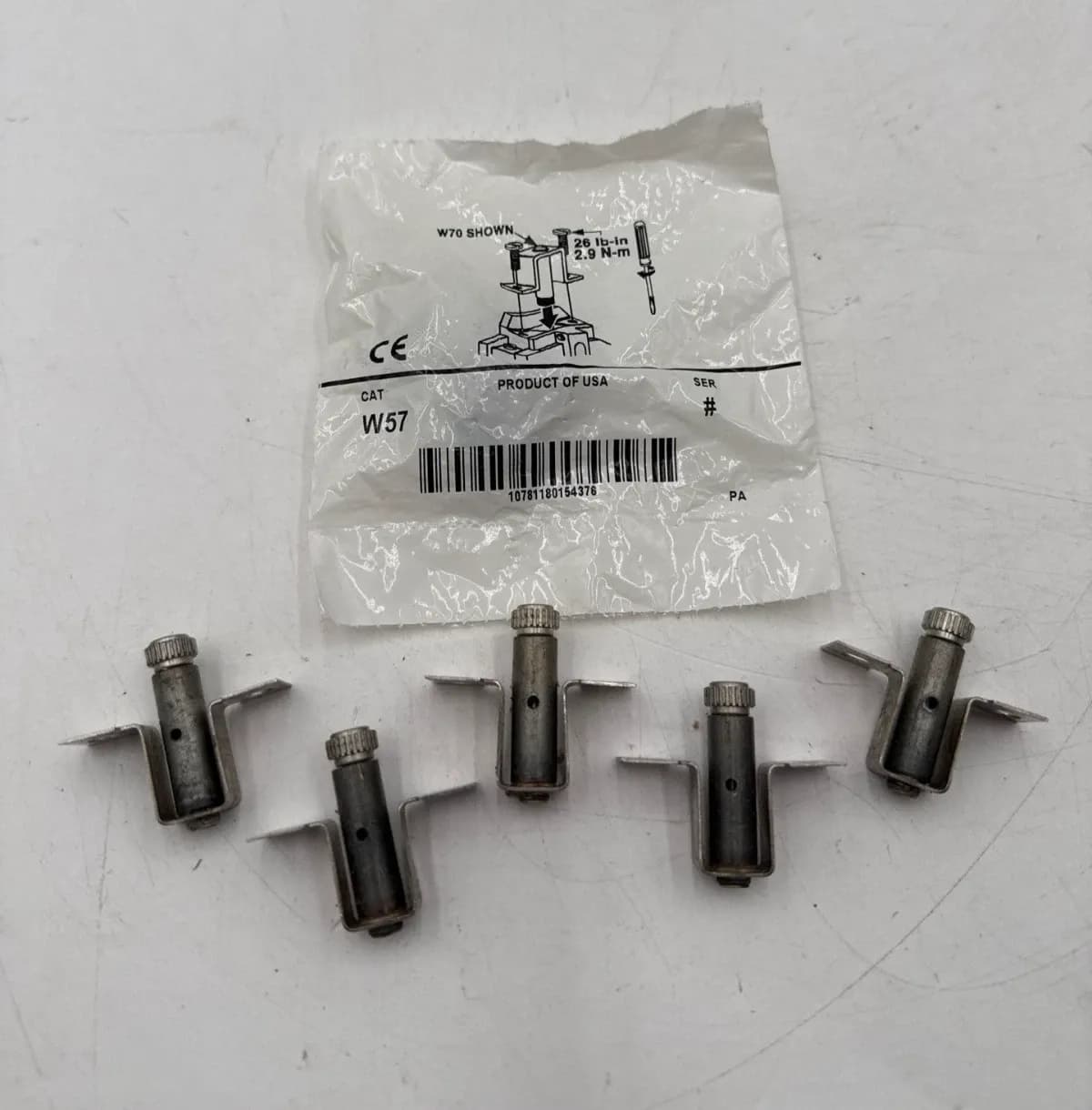 6PC Lot Allen Bradley W57 Thermal Overload Relay Heater 15.7A Element Unit W-57