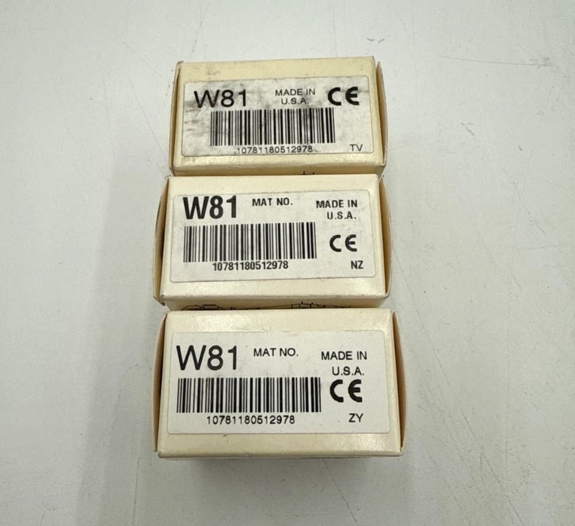 3PC Lot Allen Bradley W81 Thermal Overload Relay Heater Element Unit 117A W-81 – image 1