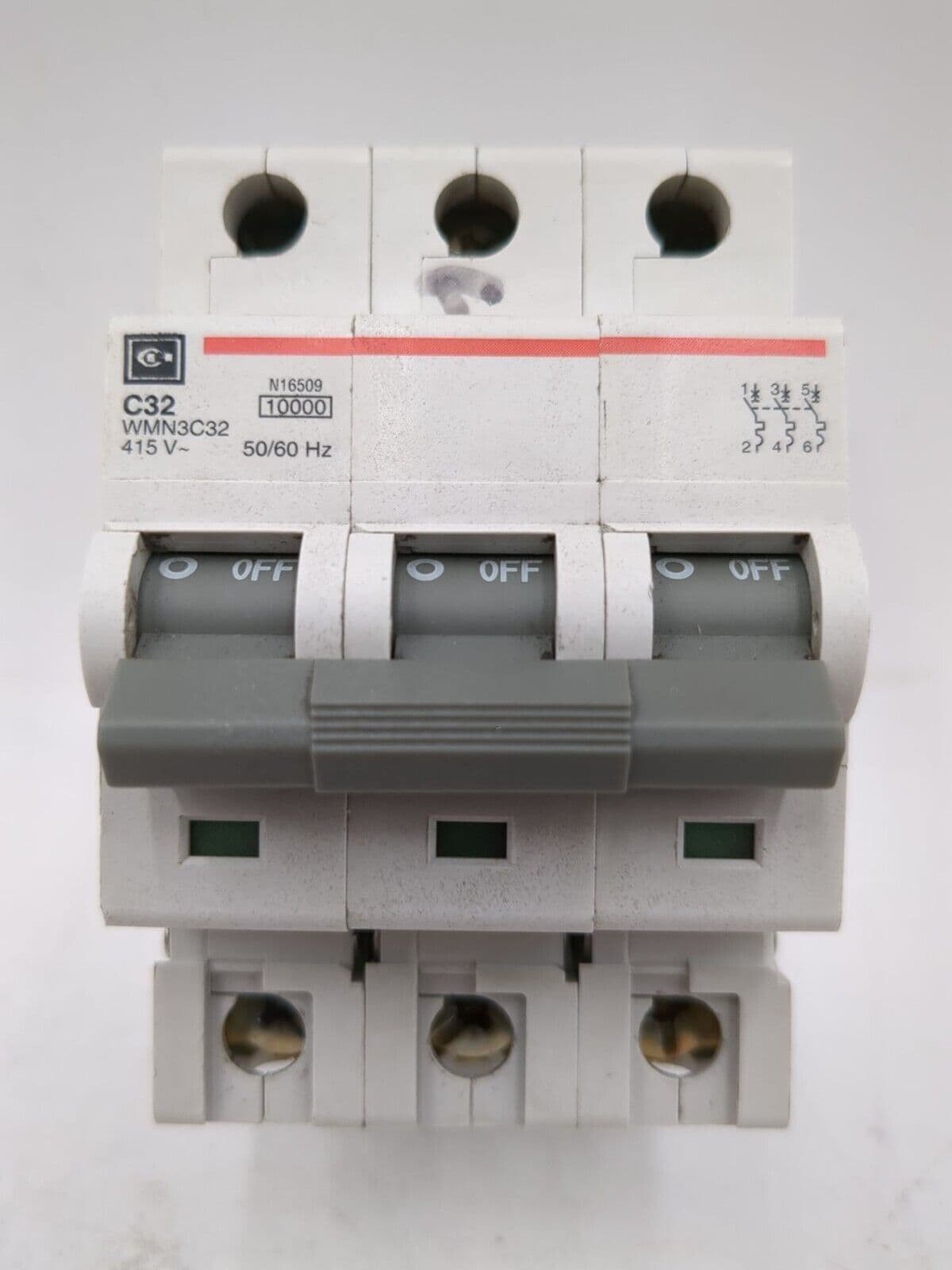 Cutler-Hammer WMN3C32 32A 3P 240/415V Circuit Breaker 32 Amp 3 Pole – image 1