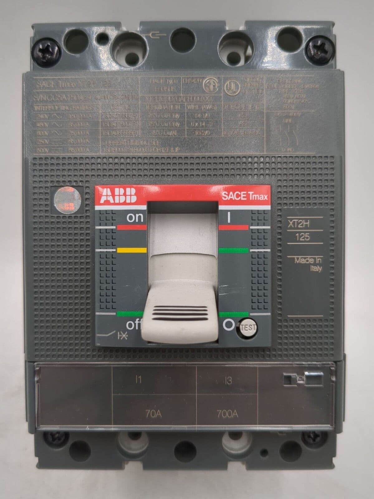 ABB XT2HQ3070AFF000XXX Circuit Breaker — image 1 of 7