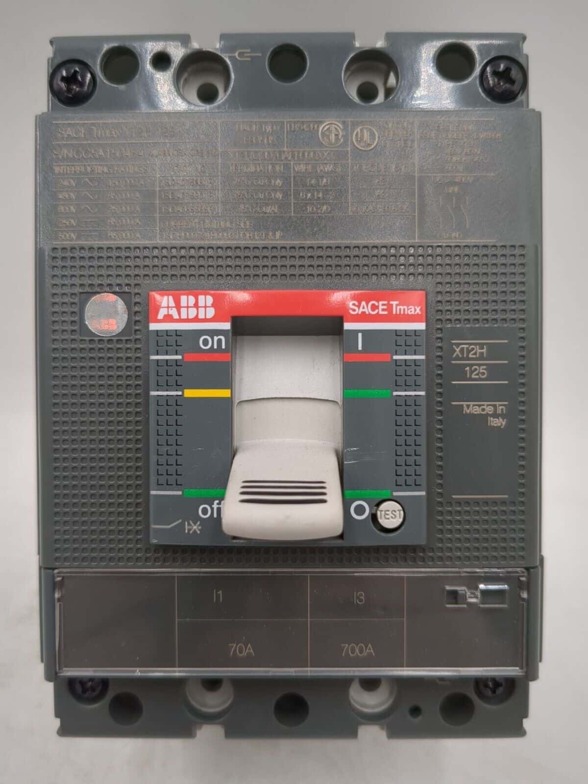 ABB XT2HQ3070AFF000XXX Circuit Breaker — image 1 of 7