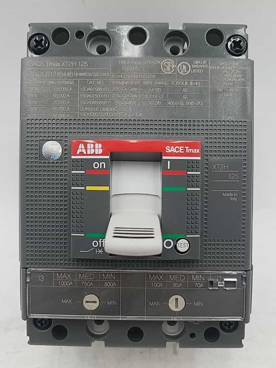 ABB XT2HQ3100BFF000XXX Circuit Breaker — image 1 of 7