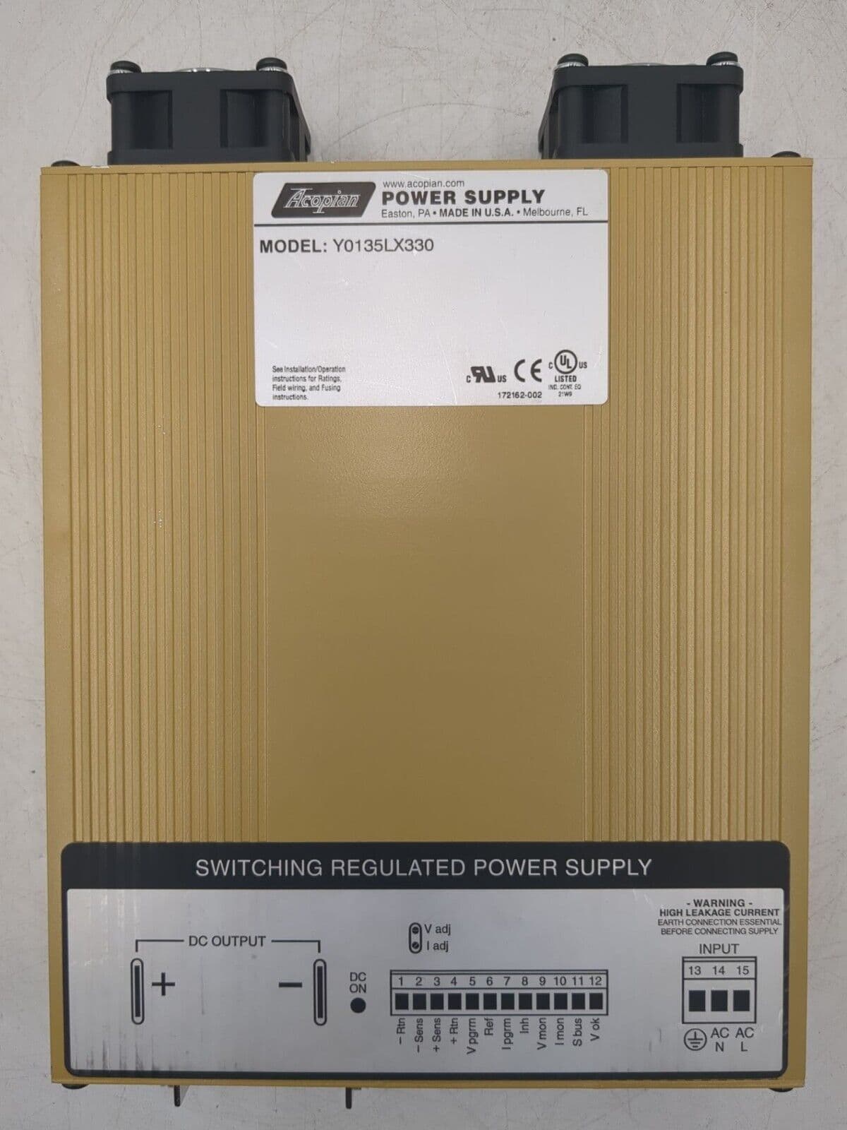 Acopian Y0135LX330 PLC — image 1 of 5