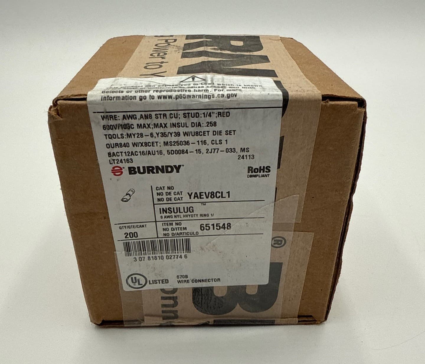Burndy YAEV8CL1 Accessory — image 1 of 2