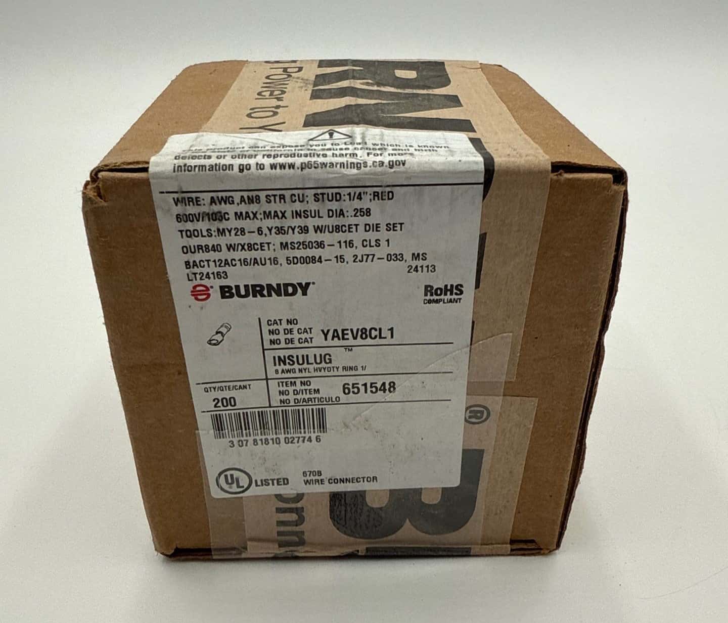 Burndy YAEV8CL1 Accessory — image 1 of 2