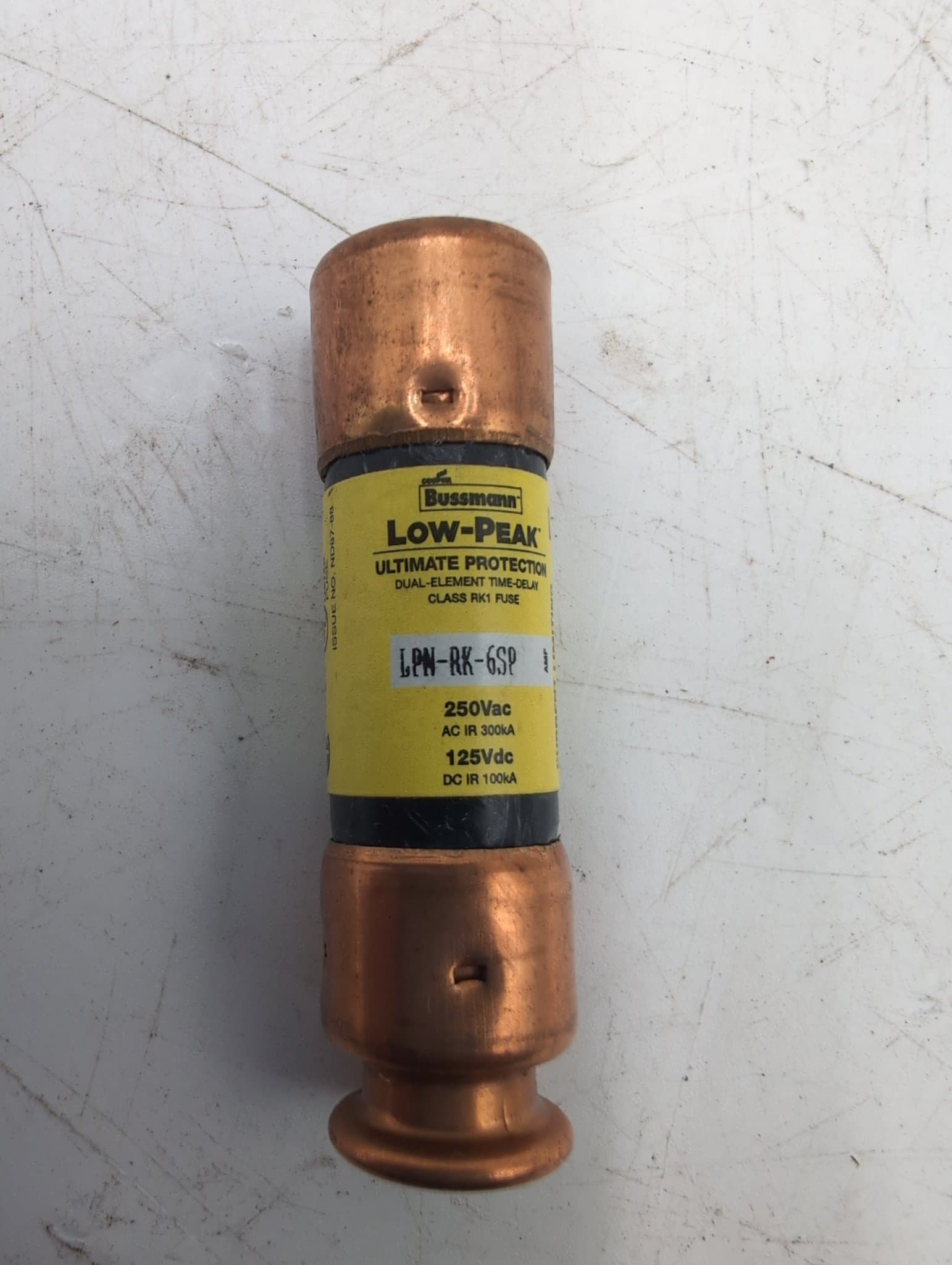 Bussman LPS-RK-6SP Fuse 6A 250V RK Type – image 1