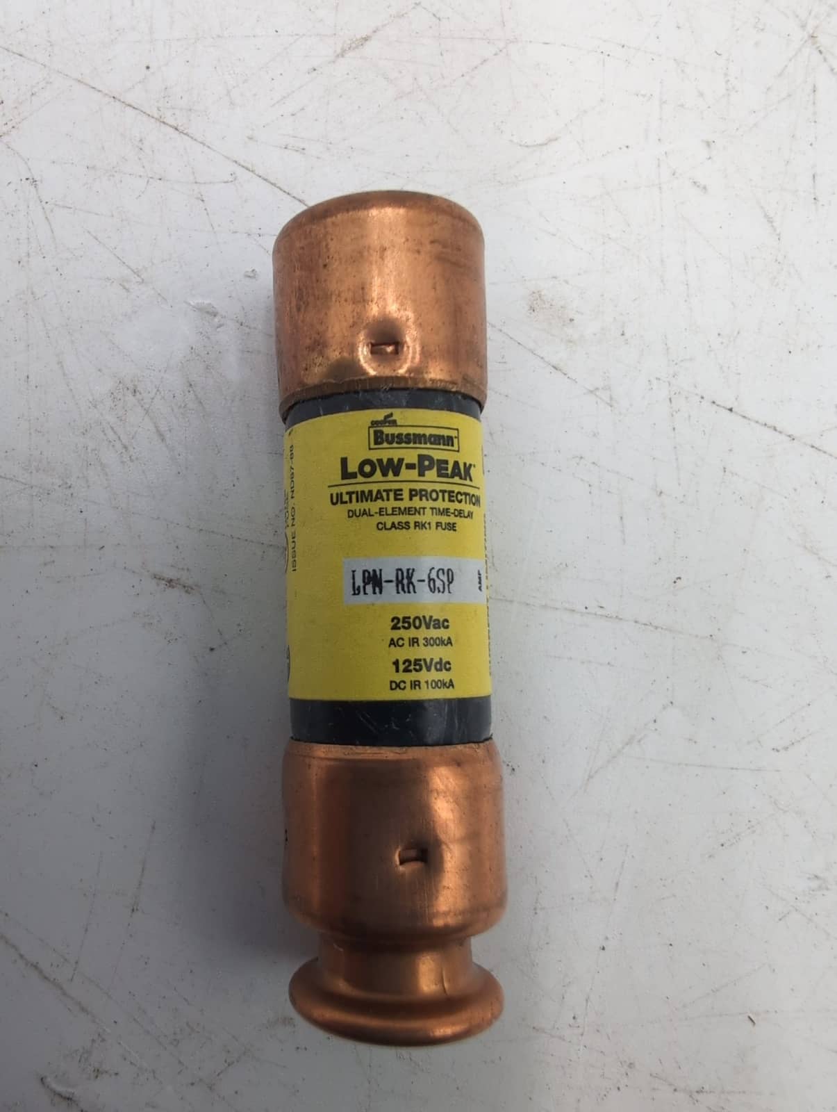 Bussman LPS-RK-6SP Fuse 6A 250V RK Type