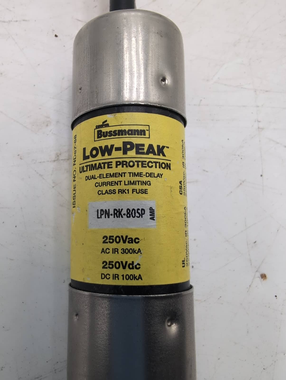 Bussmann LPN-RK-80SP Fuse — image 1 of 3