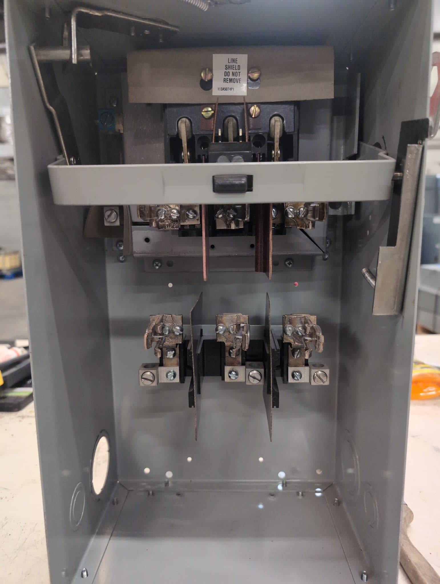 GE SB463RGJ Fused Bus Plug 100A 600V Indoor Enclosure – image 1