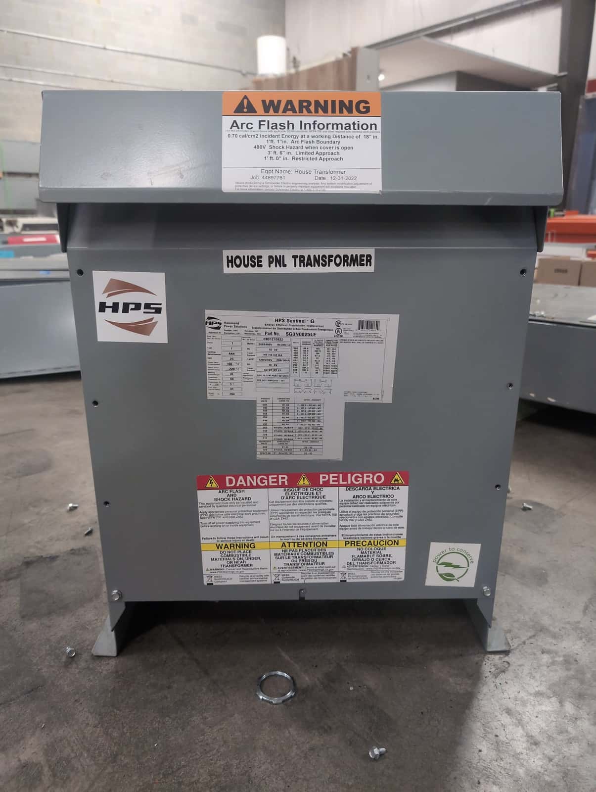 Hammond SG3N0025LE Dry Type Transformers — image 1 of 10