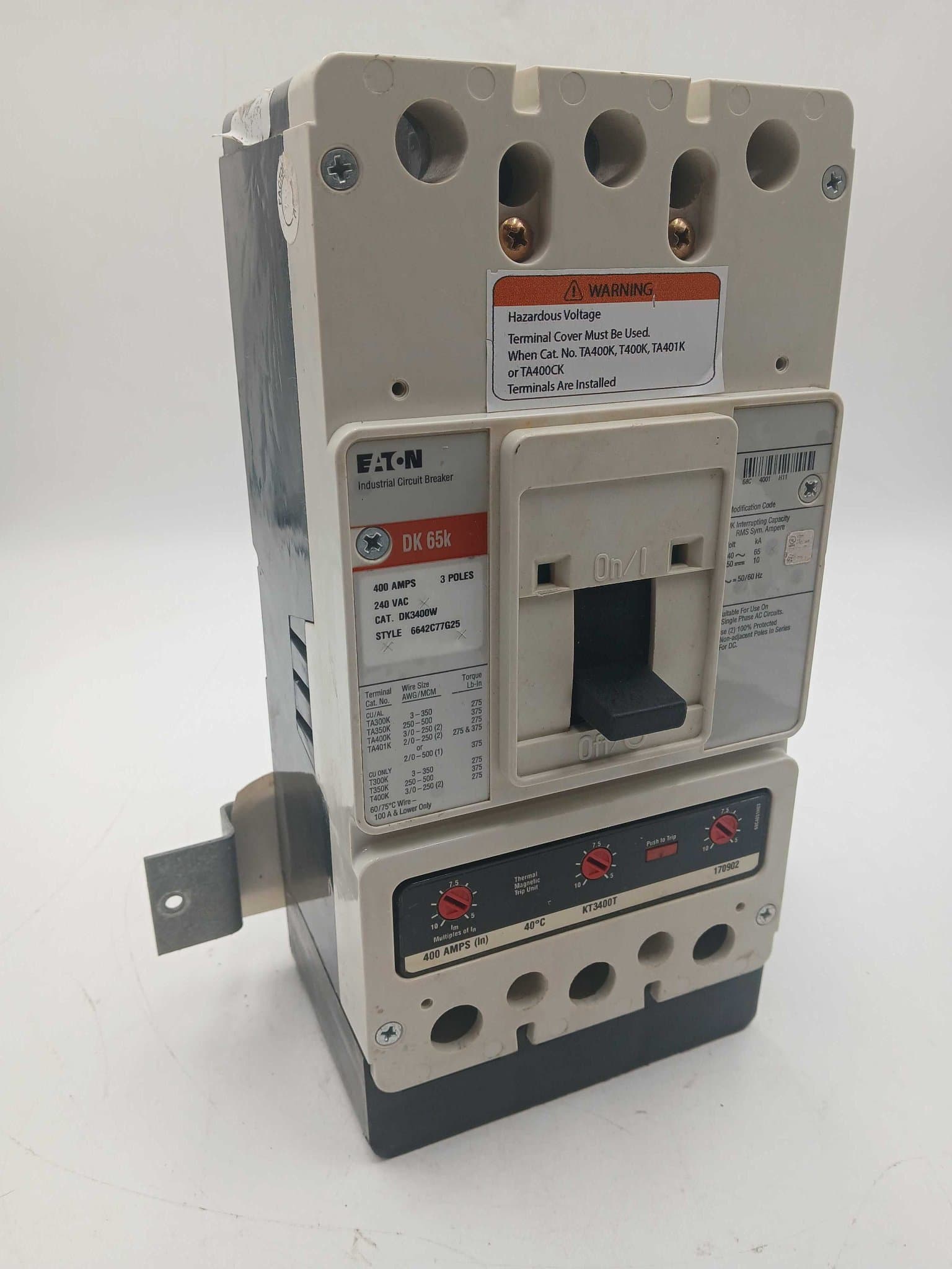 Eaton DK3400W Circuit Breaker — image 1 of 8