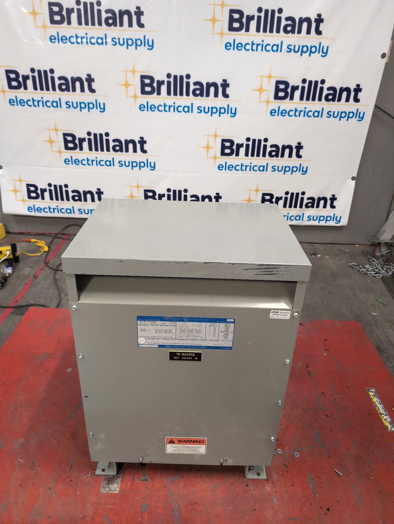 GE 9T23B3872G03 Dry Type Transformer 30kVA 480V 208/120V Type 2 – image 1