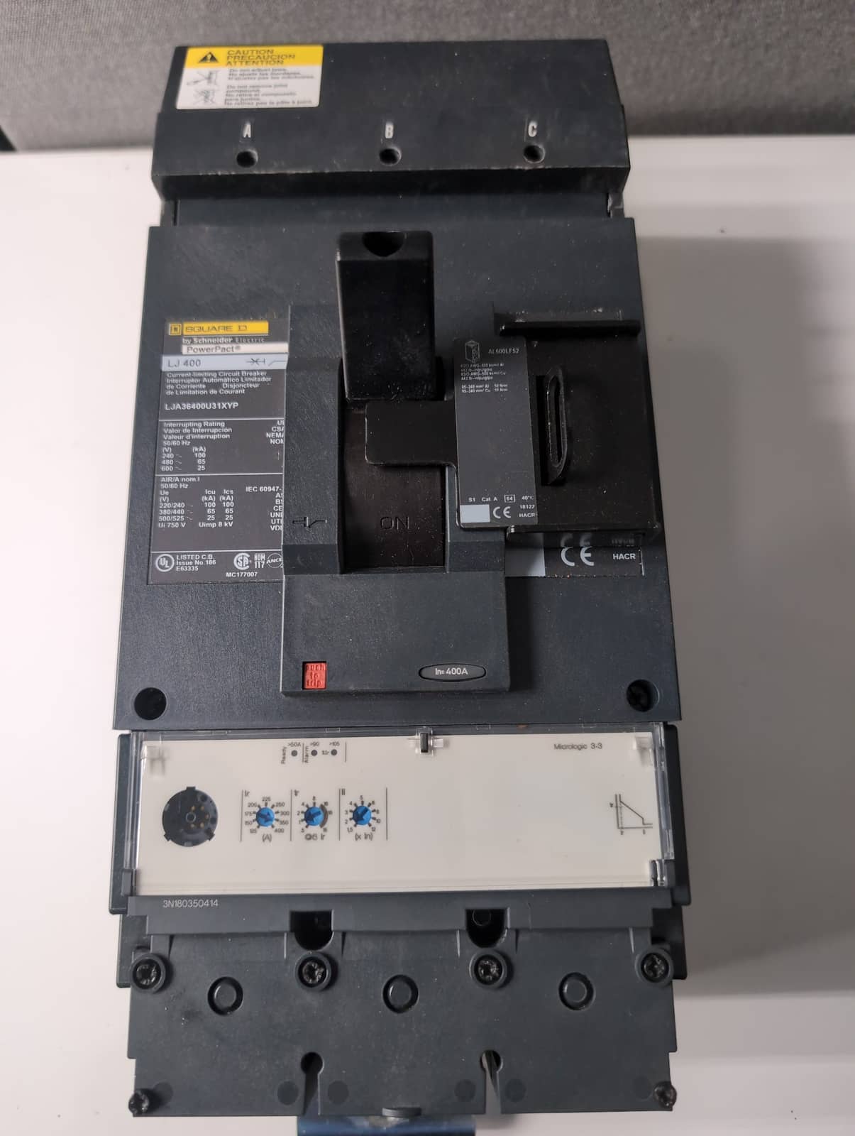 Square D LJA36400U31XYP Circuit Breaker — image 1 of 6