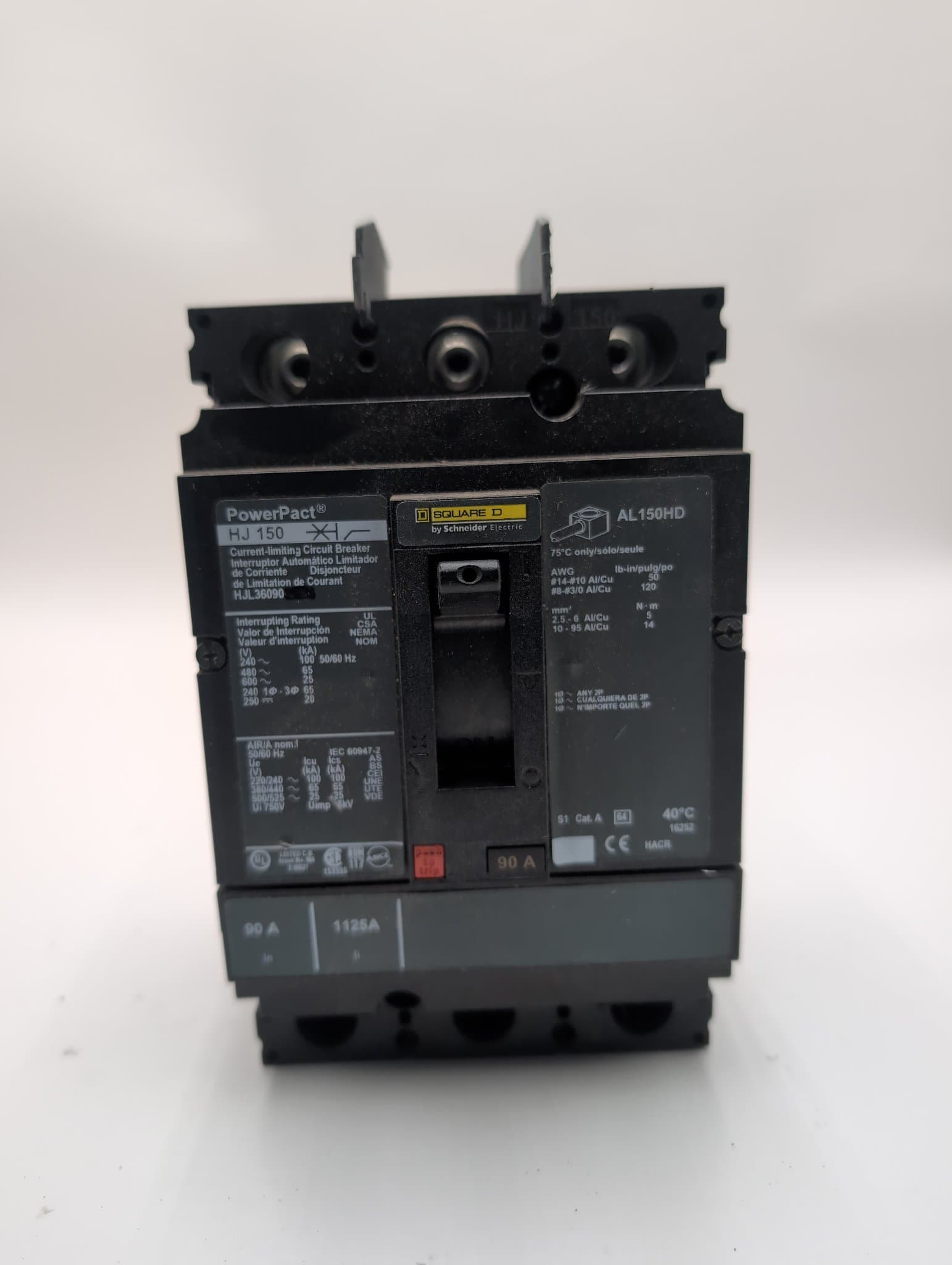 Square D HJL36090 Circuit Breaker — image 1 of 6