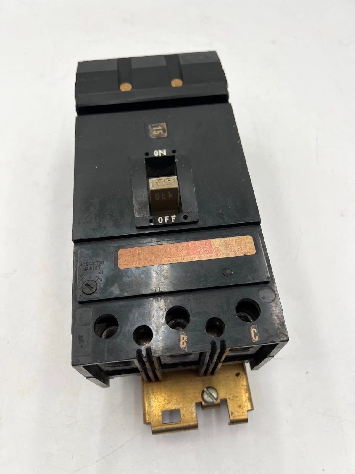 Square D KH36175 Circuit Breaker 175A 600V 3P I-Line
