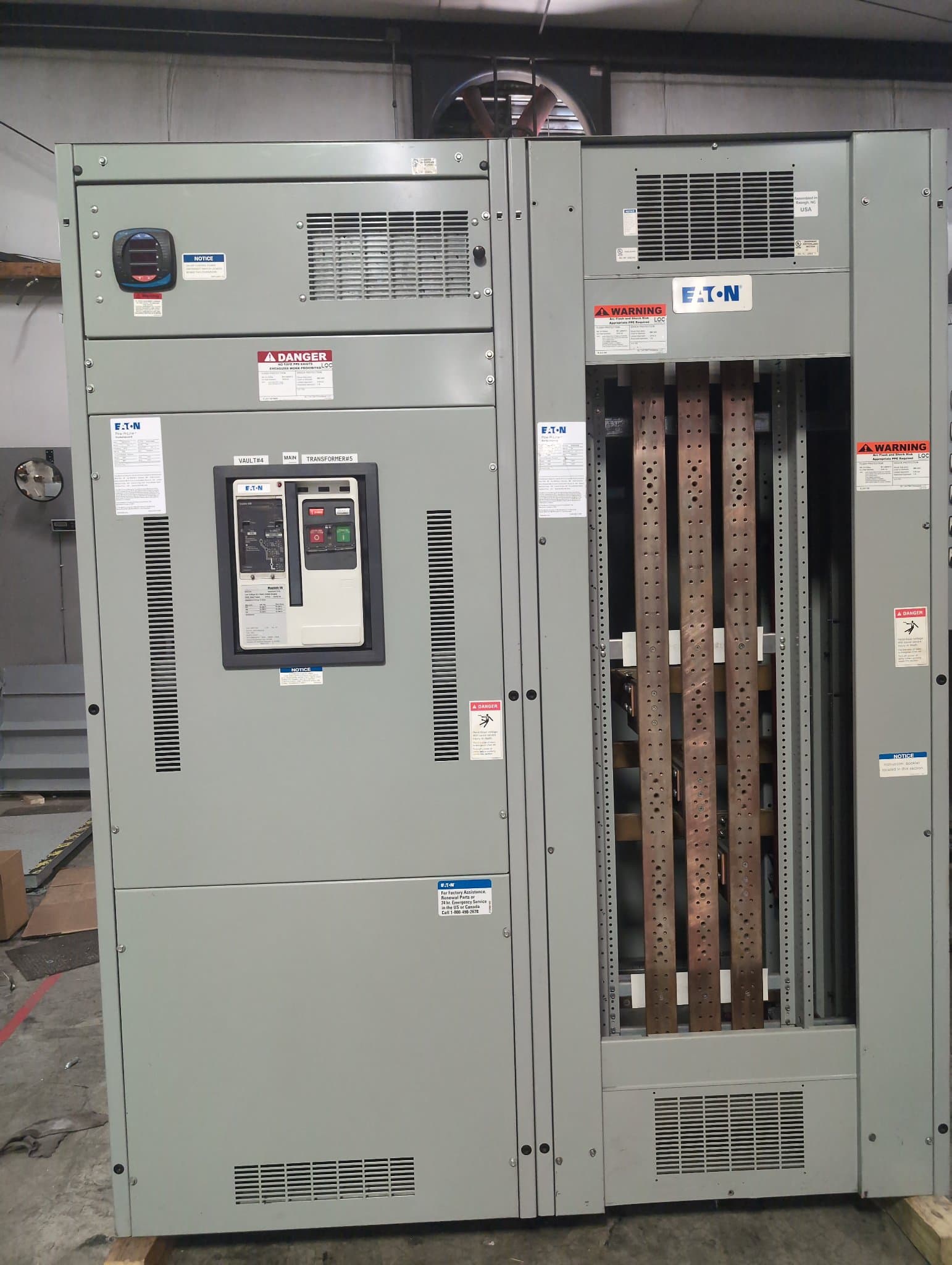 Eaton POW-R-LINE Switchboard 2000A 480V 3PH 4W NEMA 1