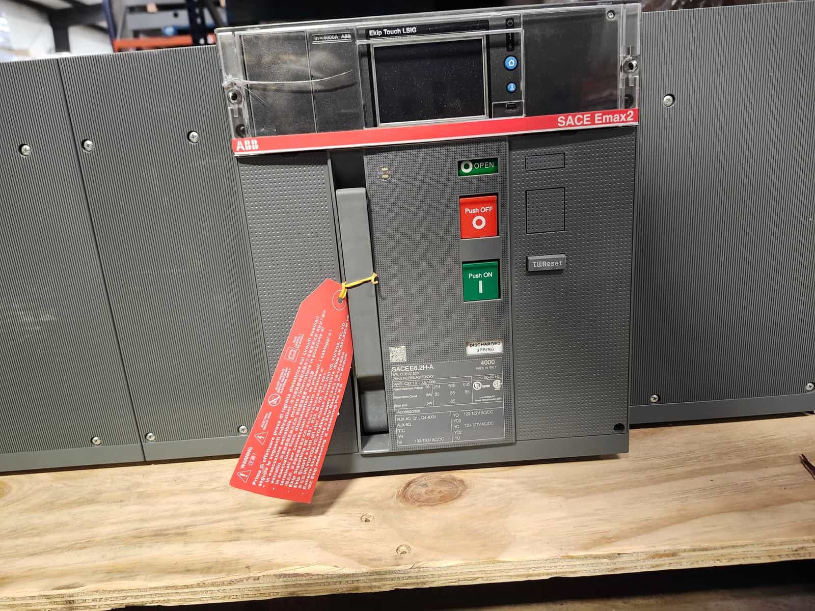 ABB SACE E6.2H-A Circuit Breaker 4000A 635V 3PH