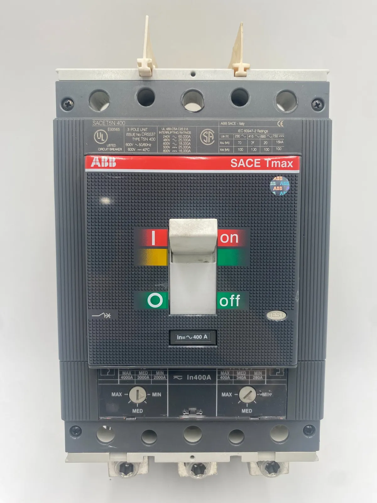 ABB SACE T5N 400 Circuit Breaker — image 1 of 7