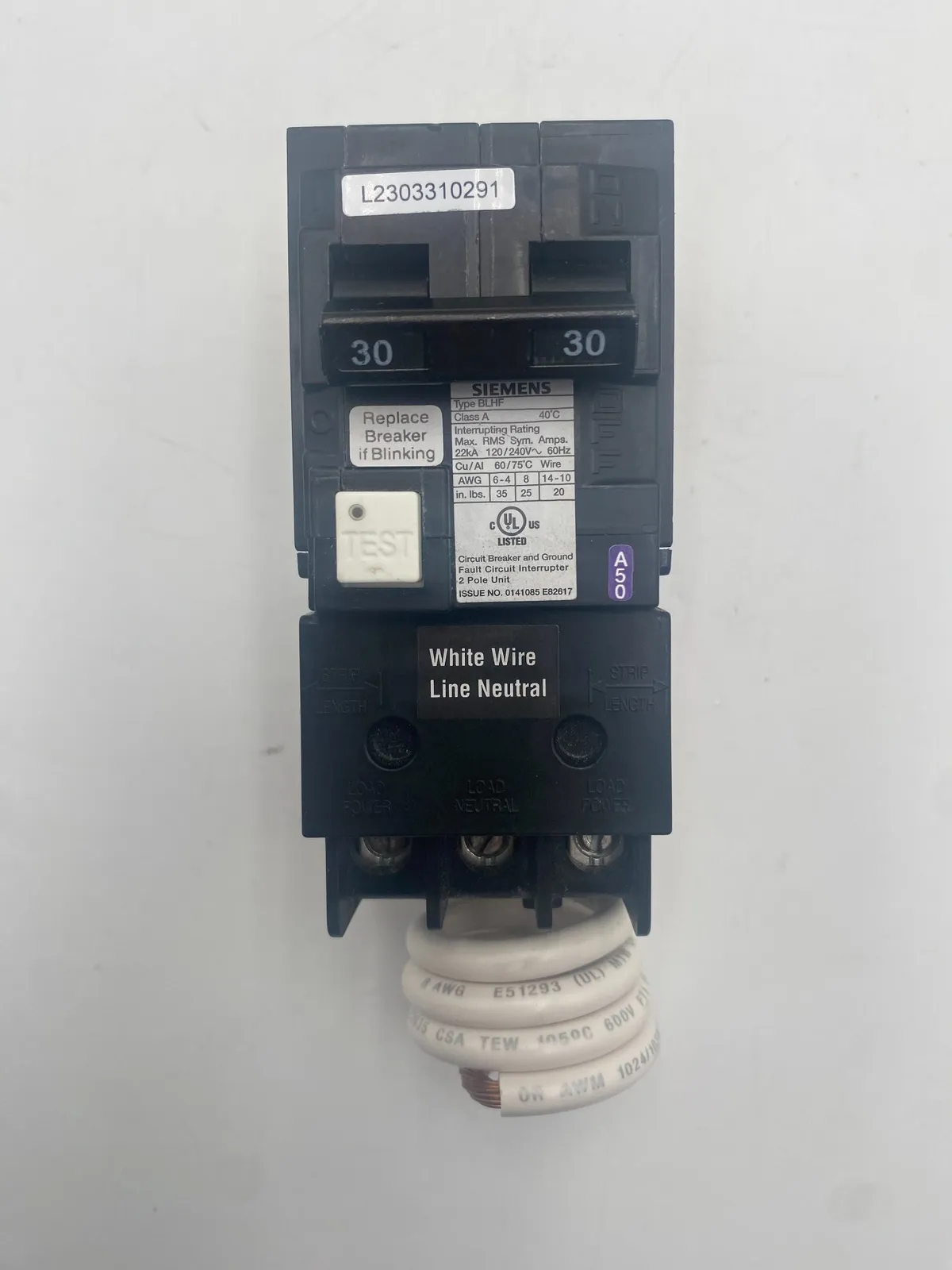 Siemens BF230 Circuit Breaker — image 1 of 6