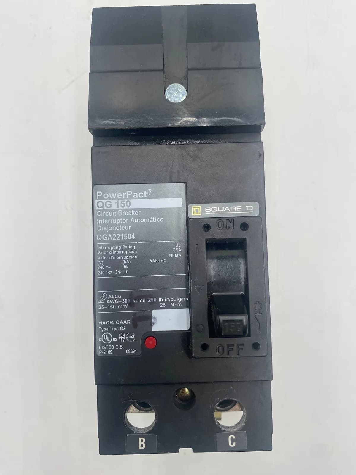 Square D QGA221504 Circuit Breaker — image 1 of 7