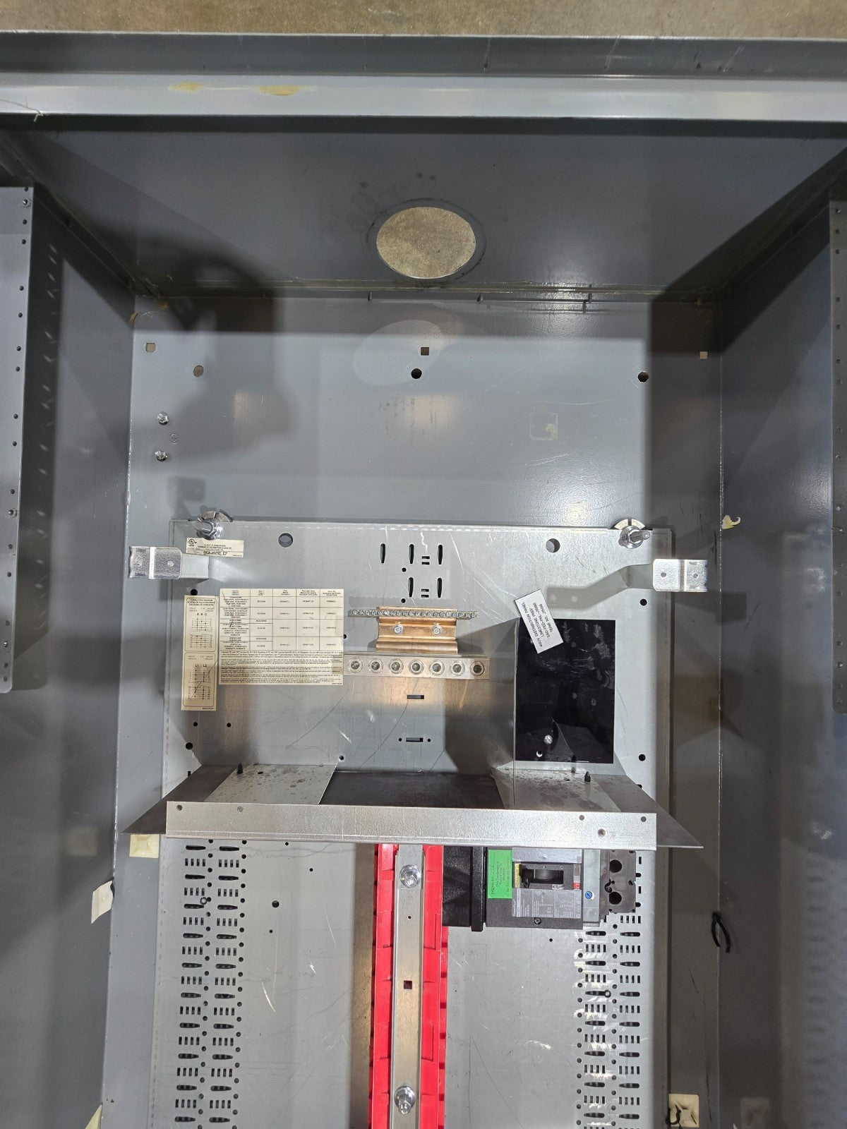 Square D I-Line Panel 225A 480V 3PH 3W MCB Panelboard 225 Amp JJA36225 3R Encl Used