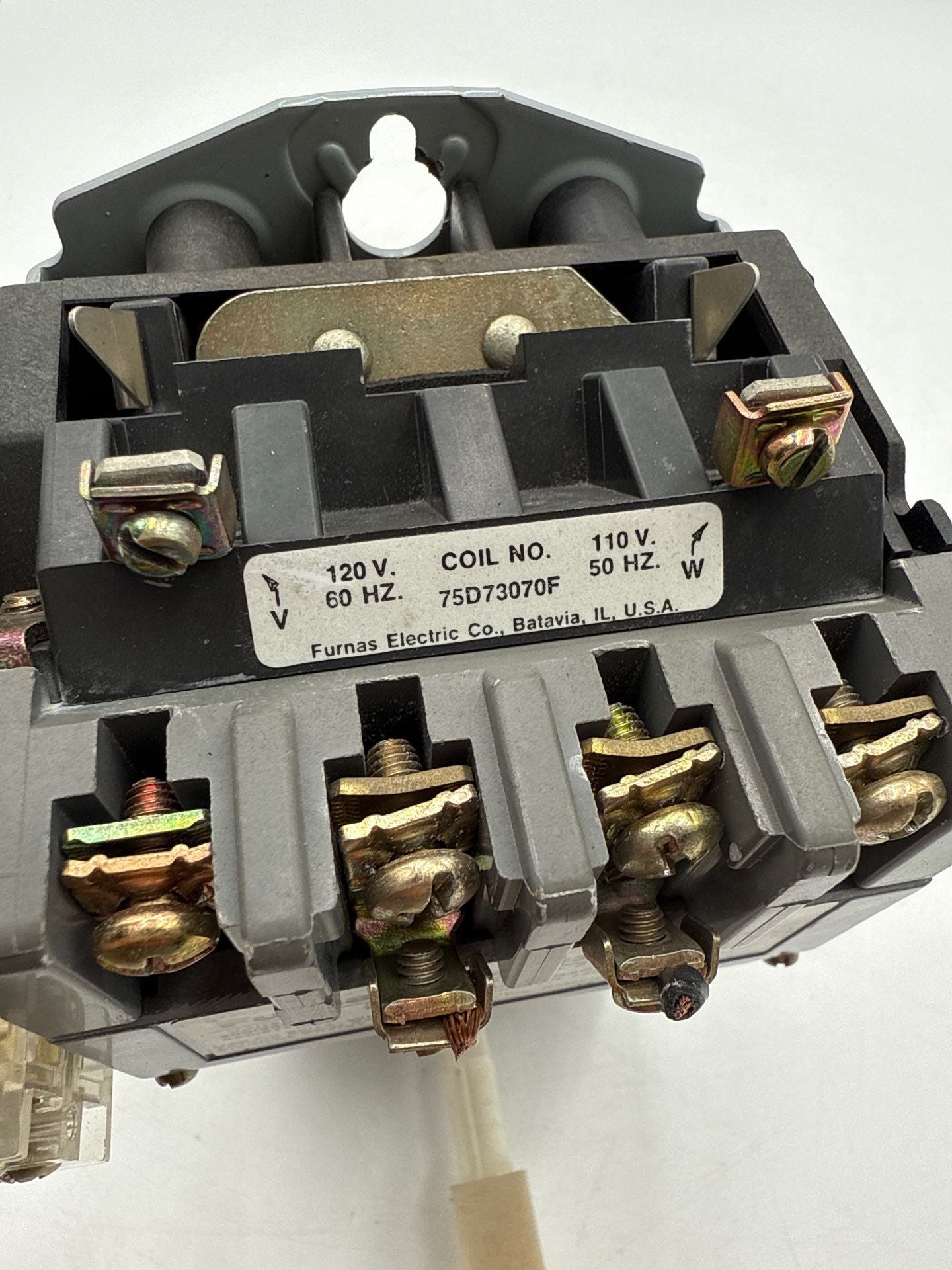 Furnas 14DS+32A Magnetic Starter 27A 3P 600V Size 1 Coil 110-120V 48ASD3M20 Used