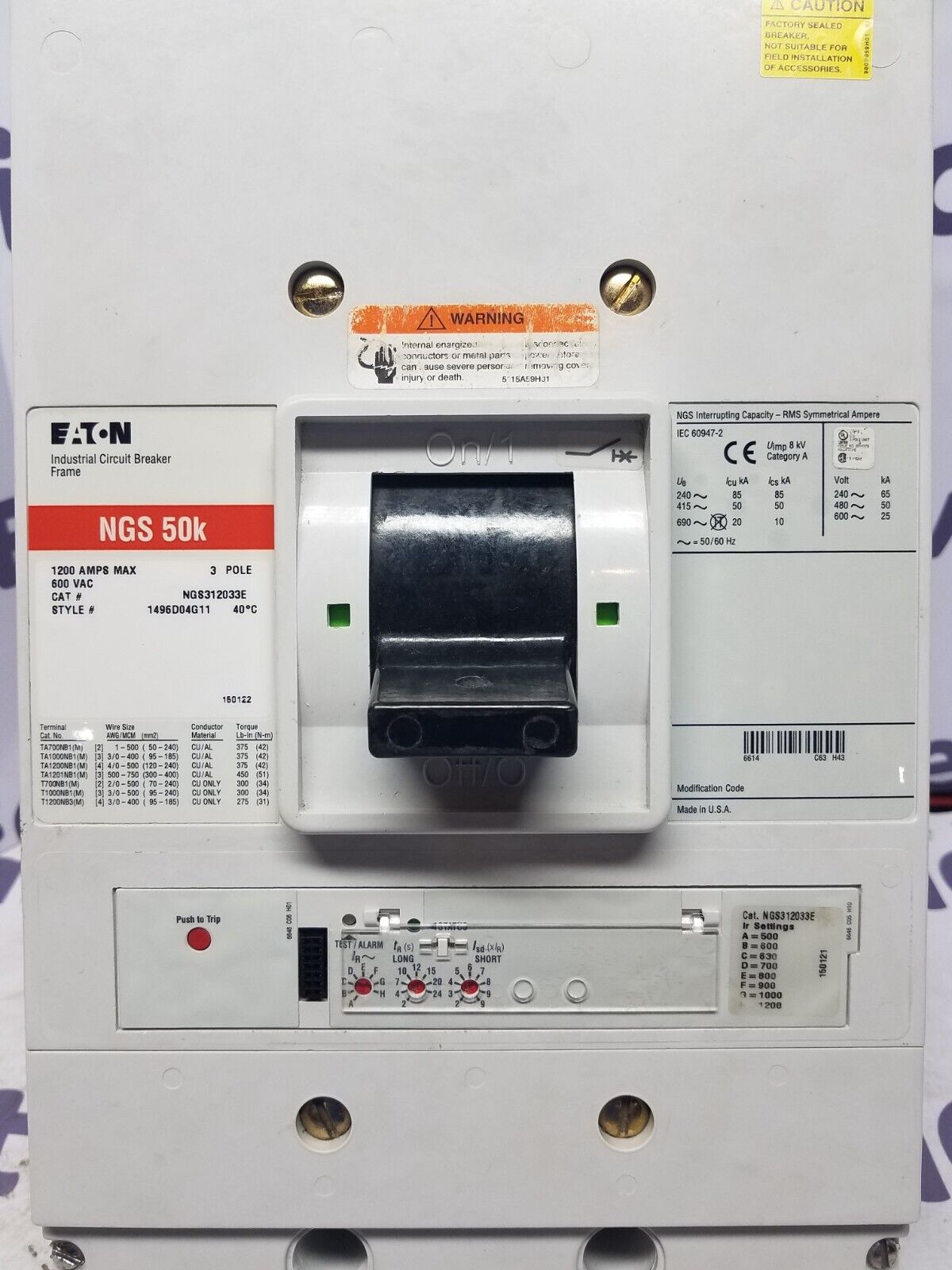 Eaton NGS312033E Used