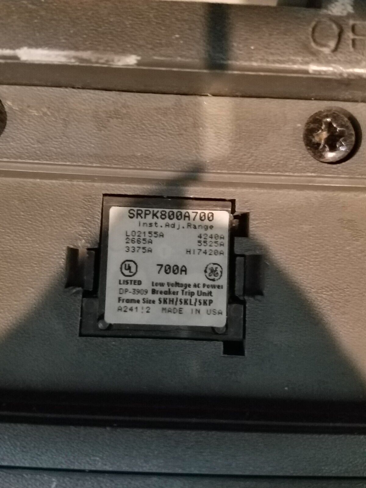 GE SKHA36AT0800 Used