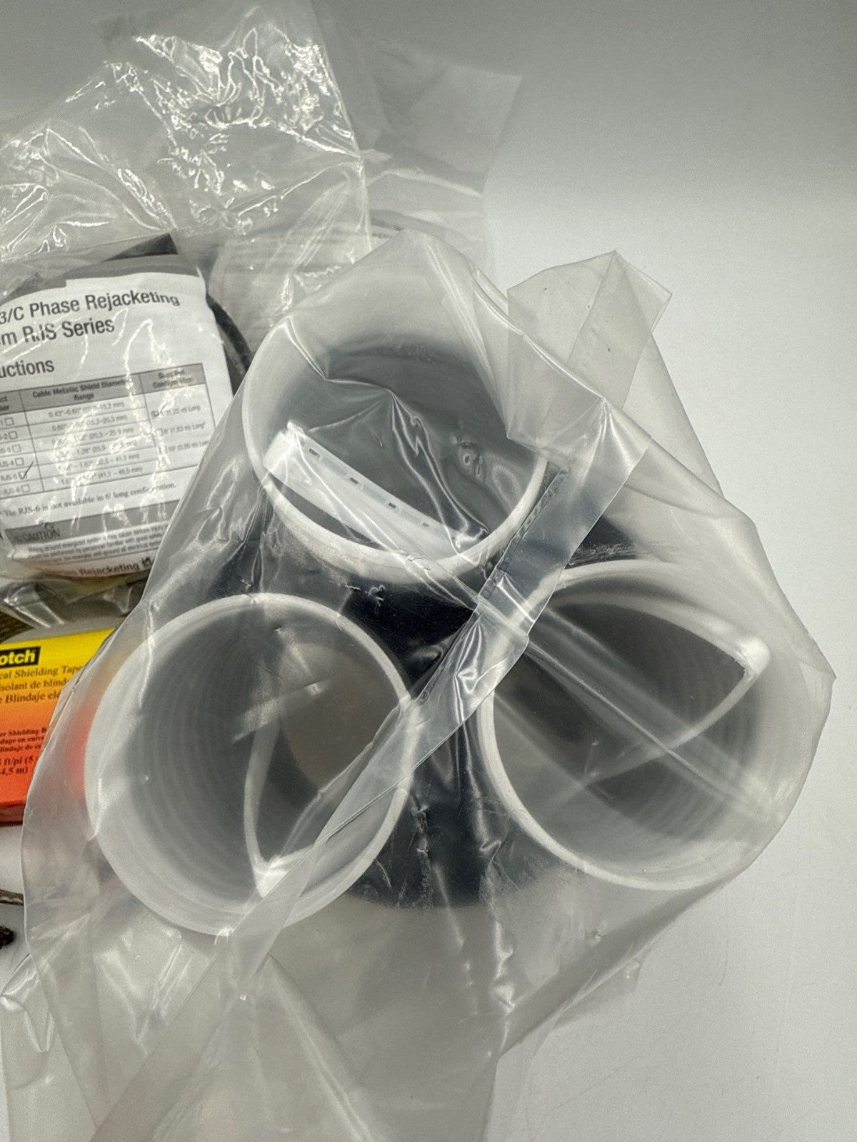 3M 3C-BOK-5 Cold Shrink Three Conductor Breakout Kit 1.18in–1.52in 30,0mm–38,6mm New