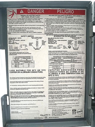 Square D D221N Used