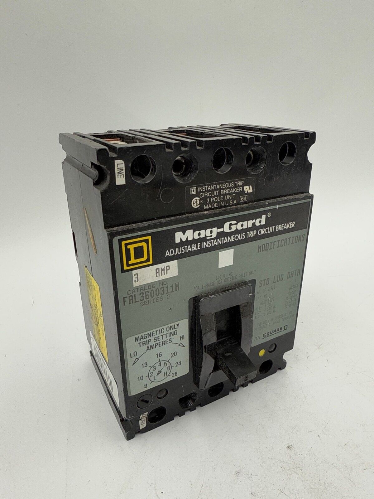 Square D FAL3600311M Used