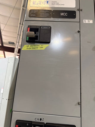 Eaton Freedom 2100 24" 400A Feeder MCC Bucket 400 Amp Breaker HKD3350 350A Used