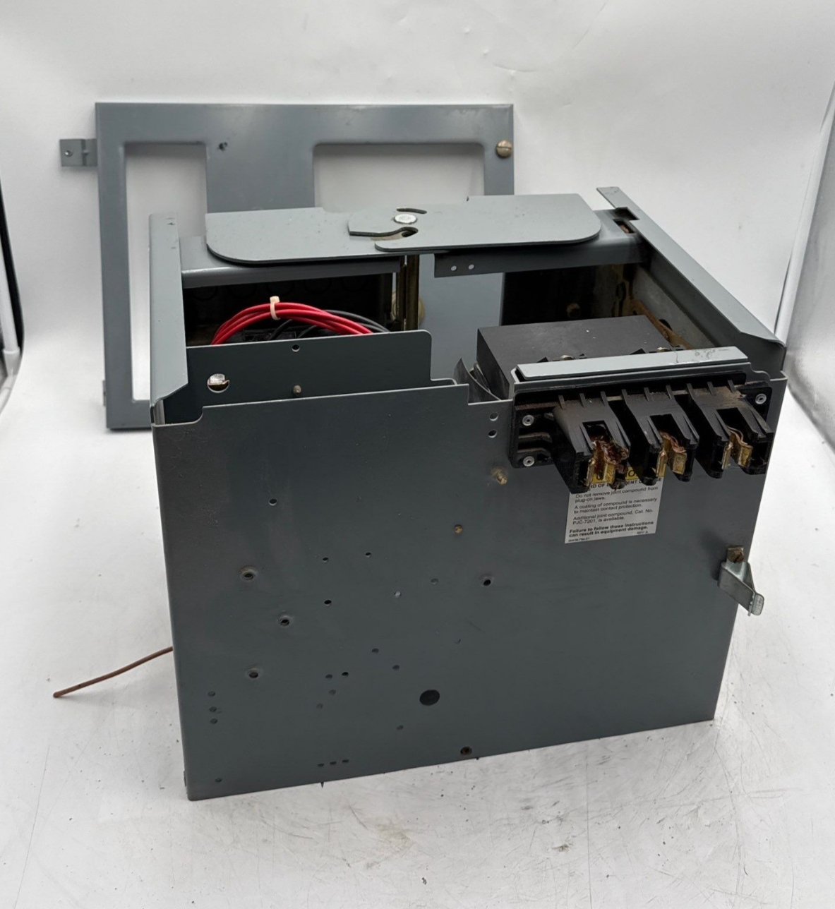 Square D Model 6 12" 30A Breaker Combo MCC Bucket Size 1 Starter FAP3603015M Used