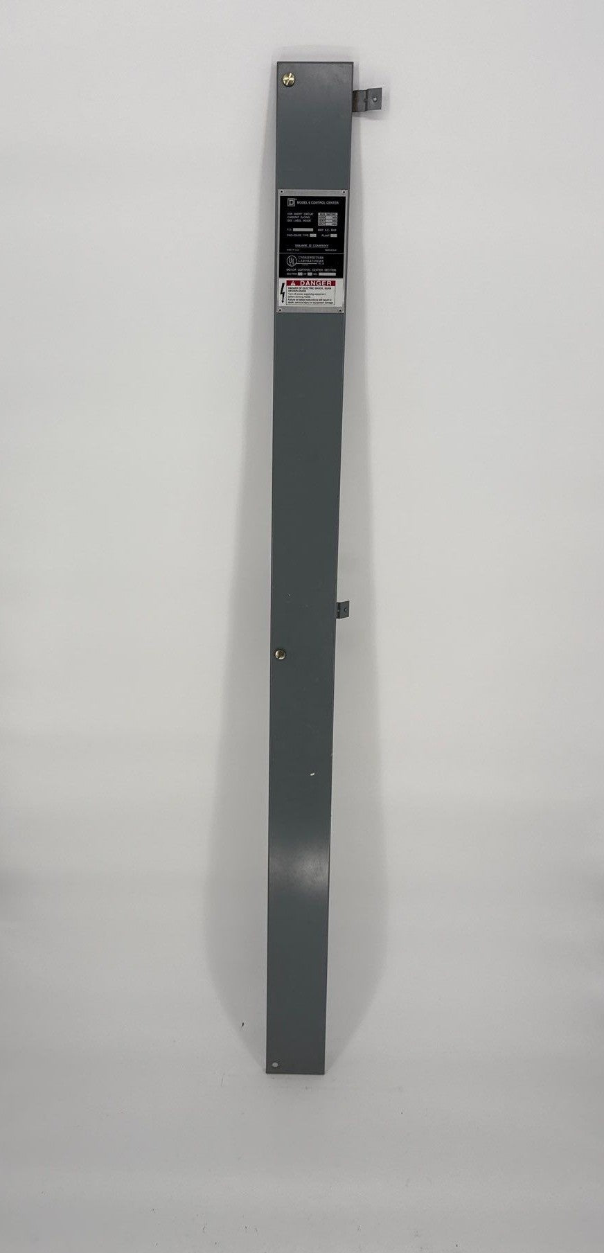 Square D Model 6 MCC Wire Way Door 60" x 4" Motor Control Center Trim Used