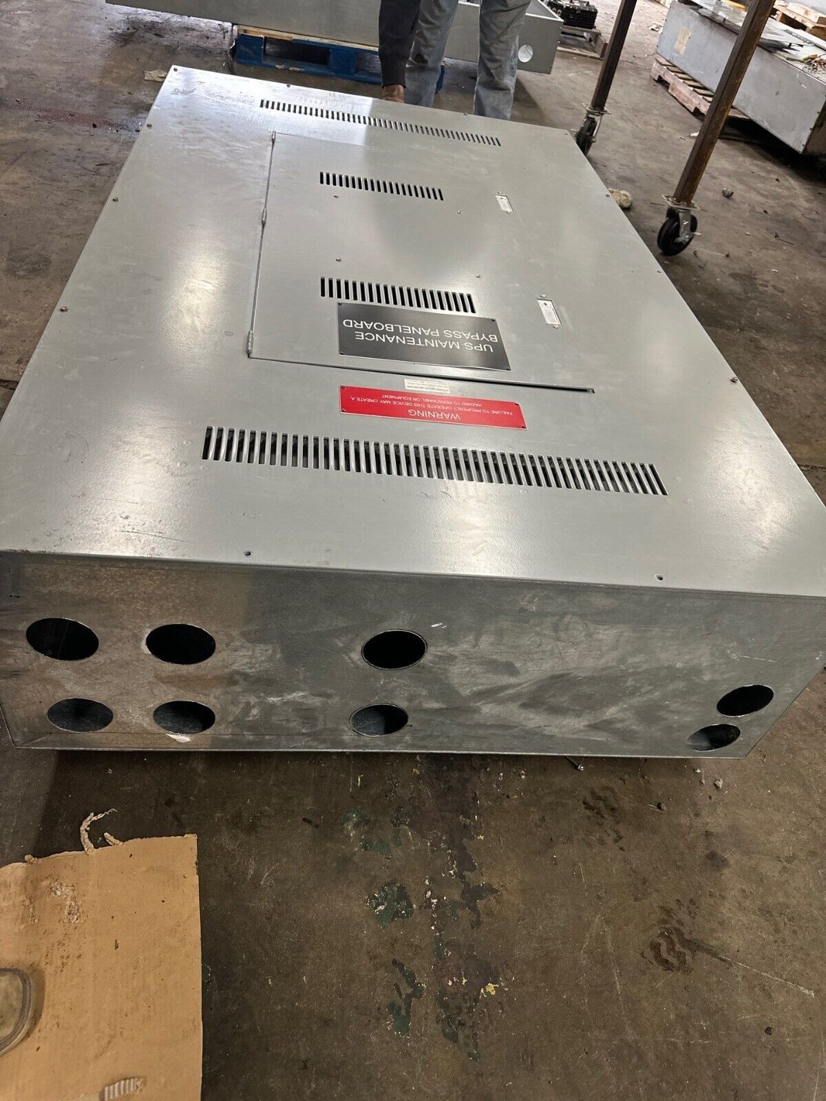 GE SCP Plus Panelboard 600A 480Y/277V 3PH 4W Indoor Encl SGHA36AT0600 MCB Panel P490 Used