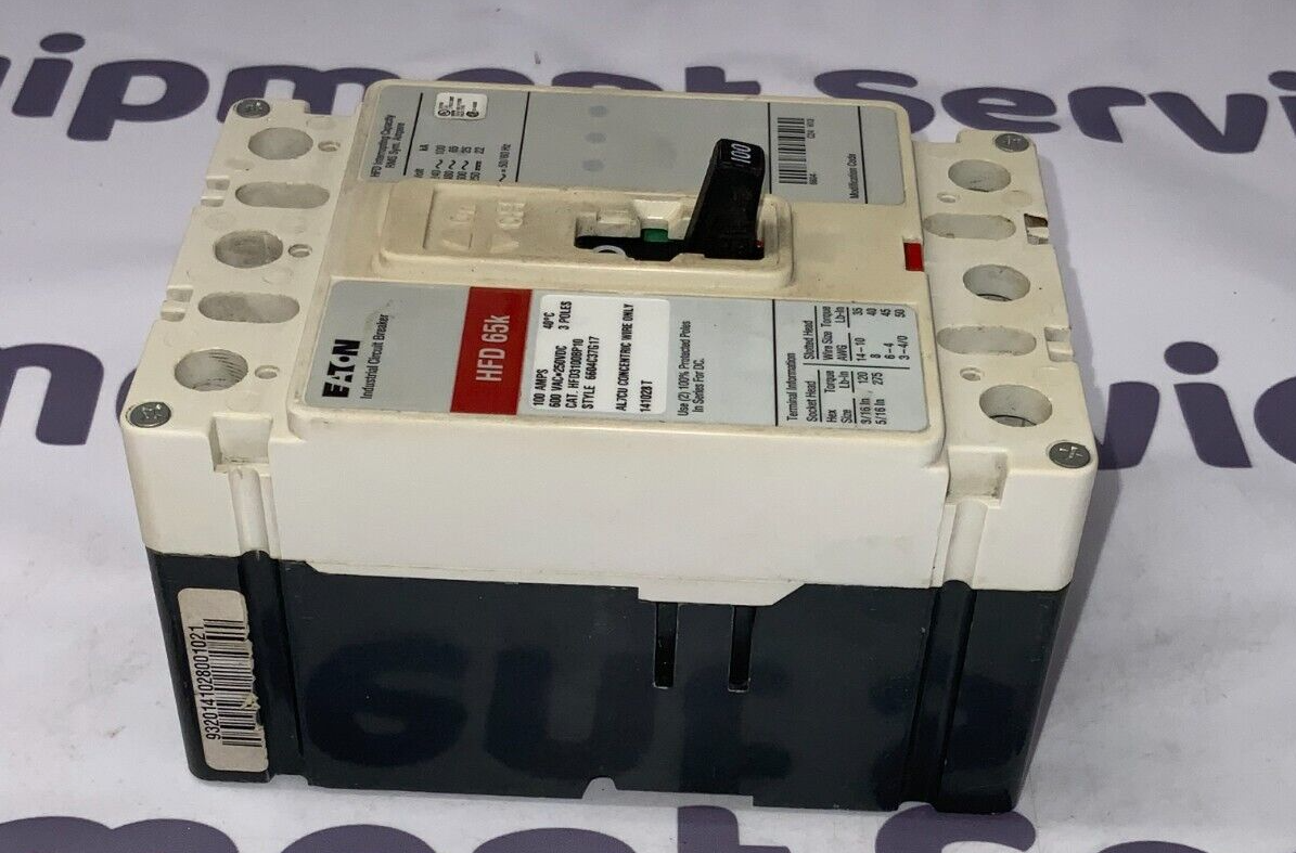 Eaton HFD3100BP10 Used