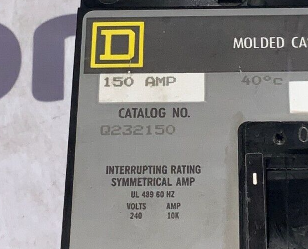Square D Q232150 Used