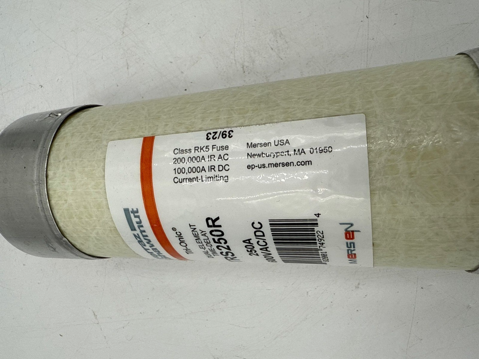 Ferraz Shawmut TRS250R Tri-Onic Fuse 250A 600V Time Delay 250 Amp Class RK5 Used