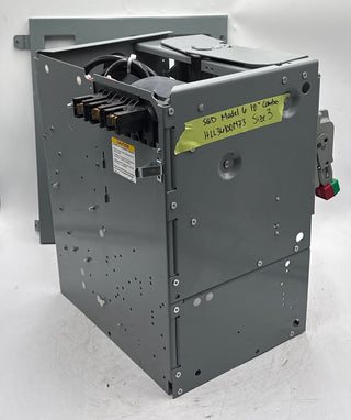 Square D Model 6 Size 3 100A 18" MCC MCCB Bucket Motor Control 100 Amp LTMR100EFM Used