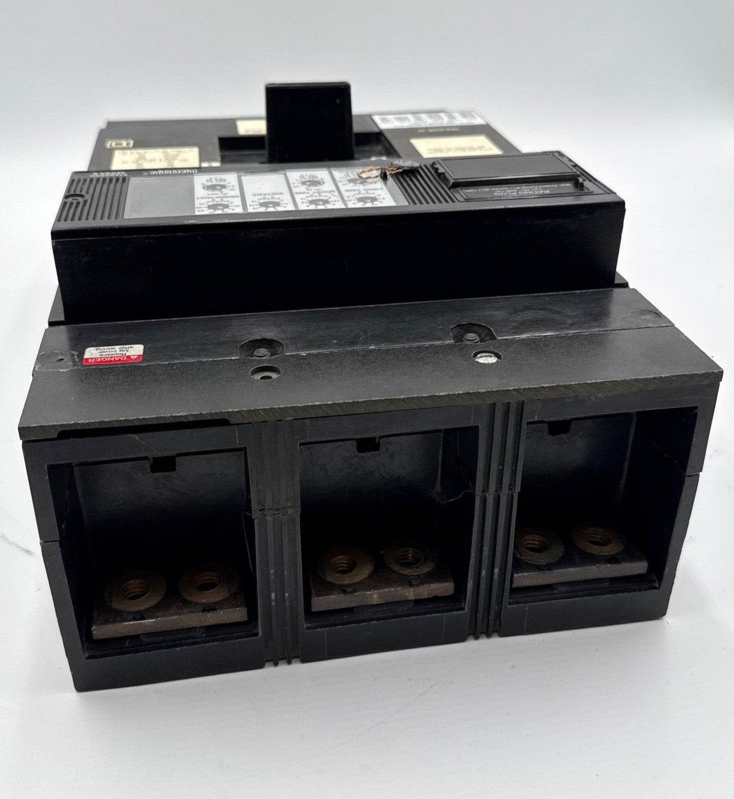 Square D MXF36400G Circuit Breaker 400A 3P 600V MXF 400 Amp Ground Fault LSIG Used