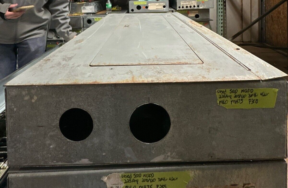 SQD NQOD442L225CU Panelboard 225A 208Y/120V 3PH 4W 42 CIR 225 Amp MLO Main Lug P308 Used
