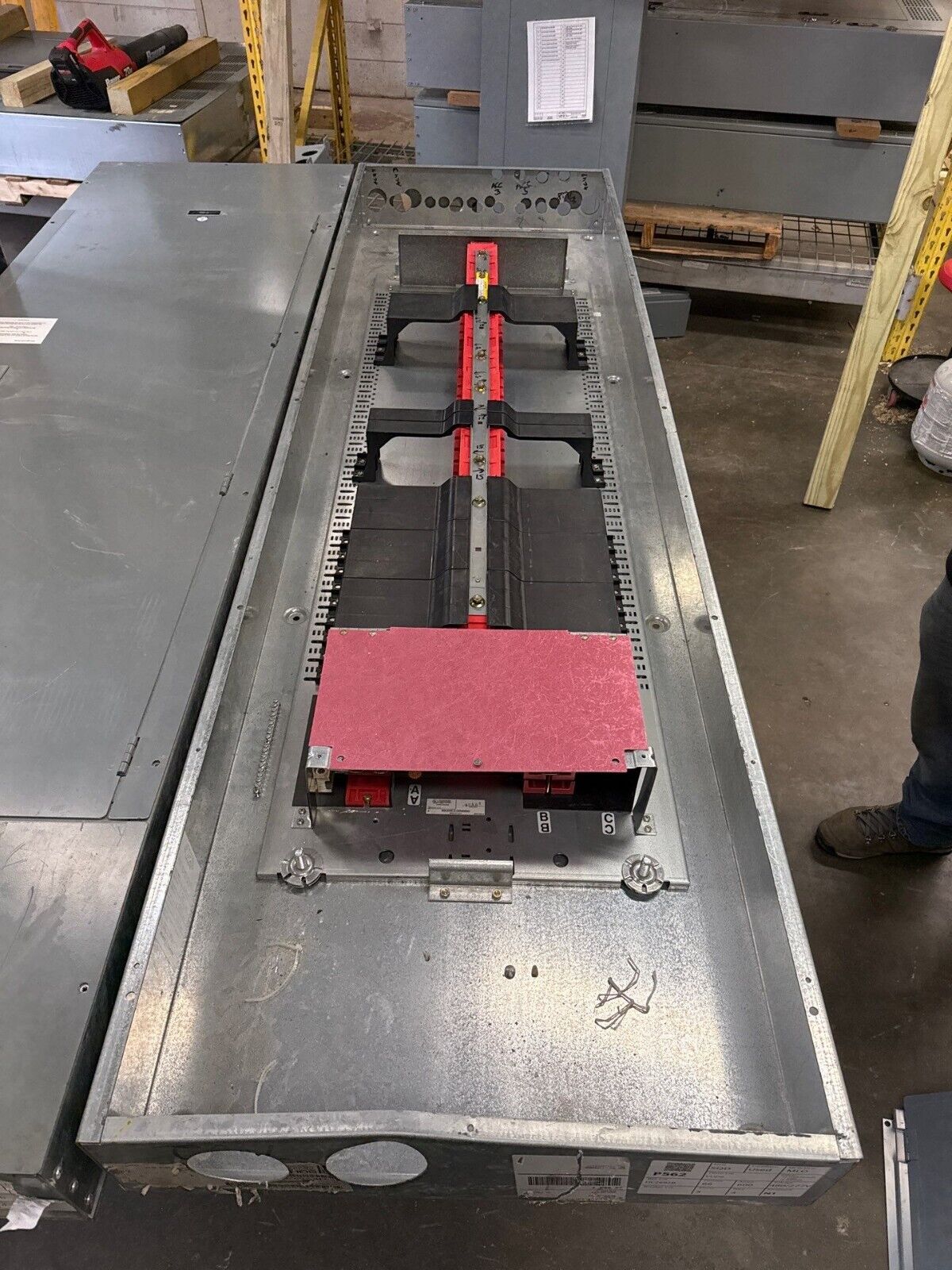 Square D I-Line Panelboard 600A 480/277V 3PH 4W 66 Circuit Indoor Encl MLO P562 Used