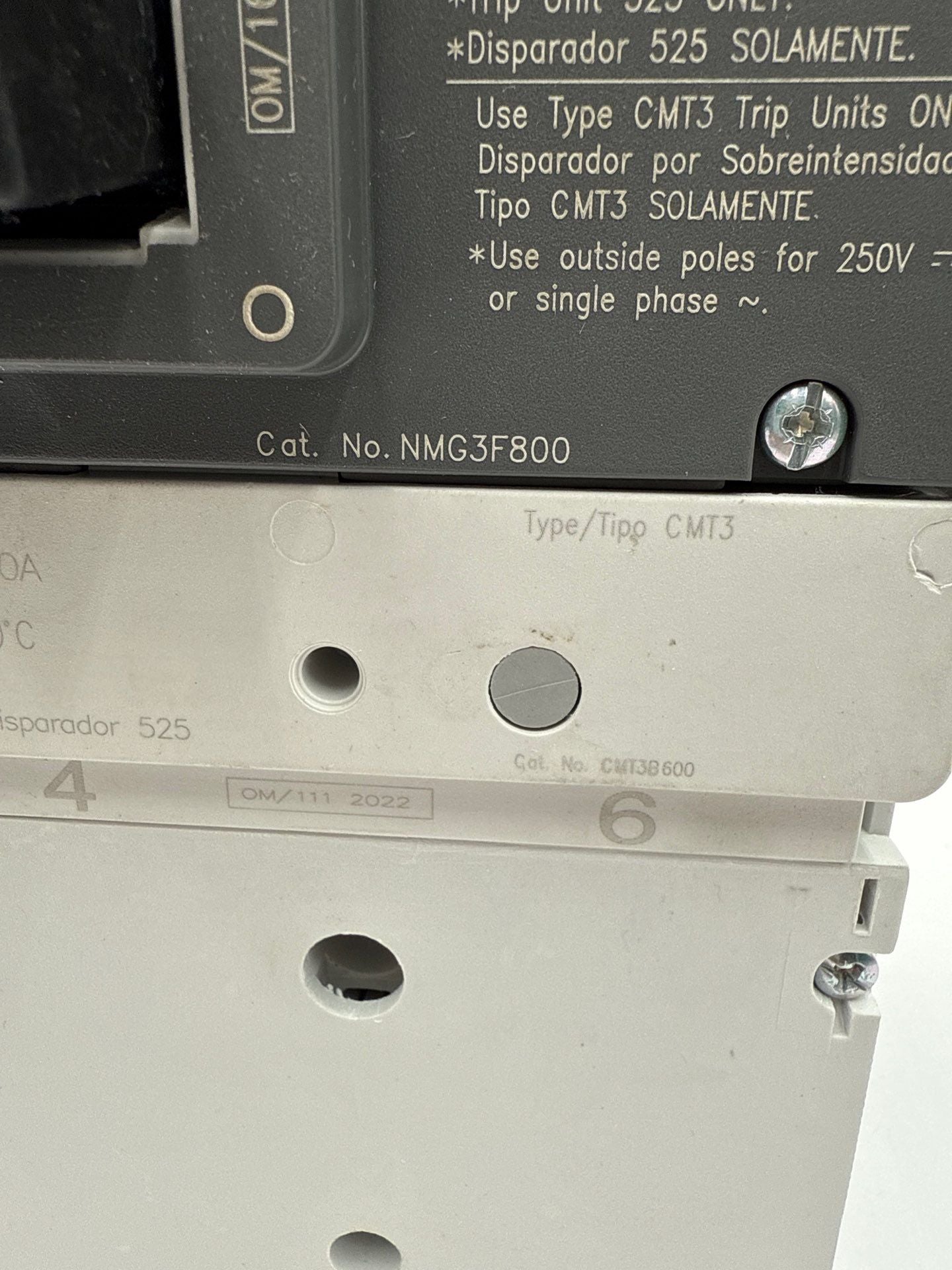 Siemens NMG3B600L Circuit Breaker 600A 3P 600V 3PH NMG 600 Amp 3 Pole New