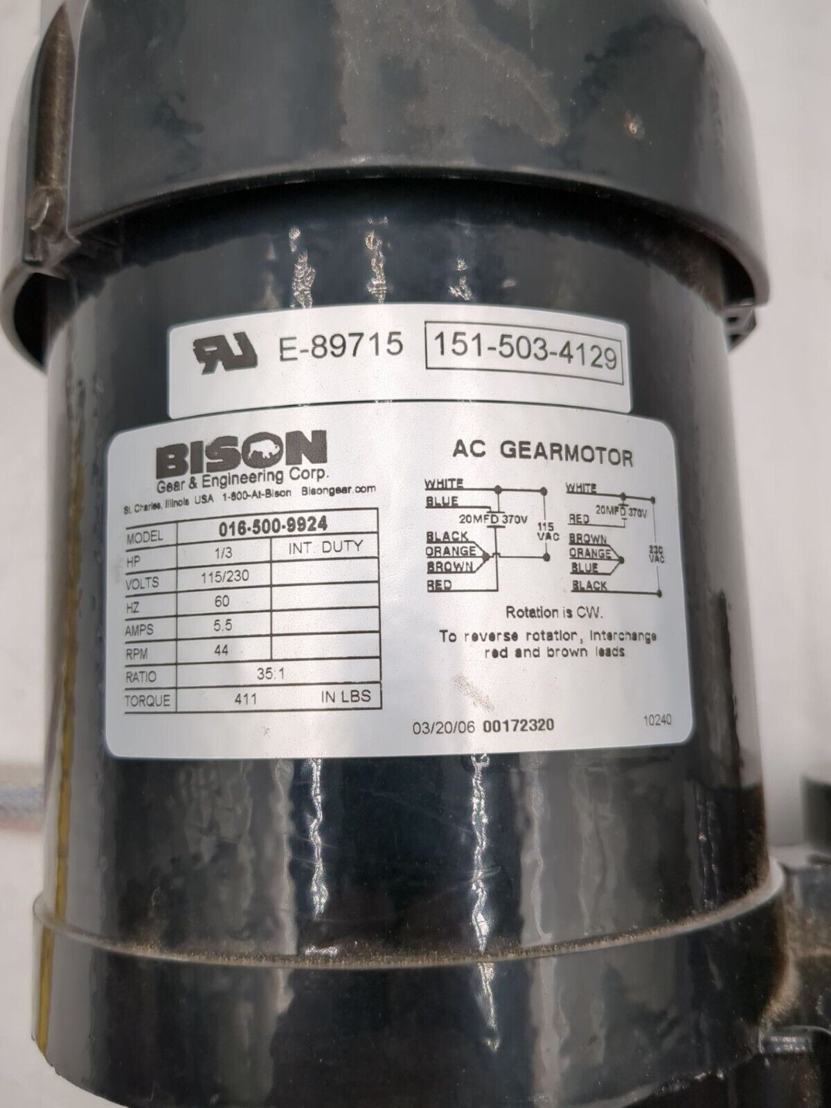 Bison 016-500-9924 Used