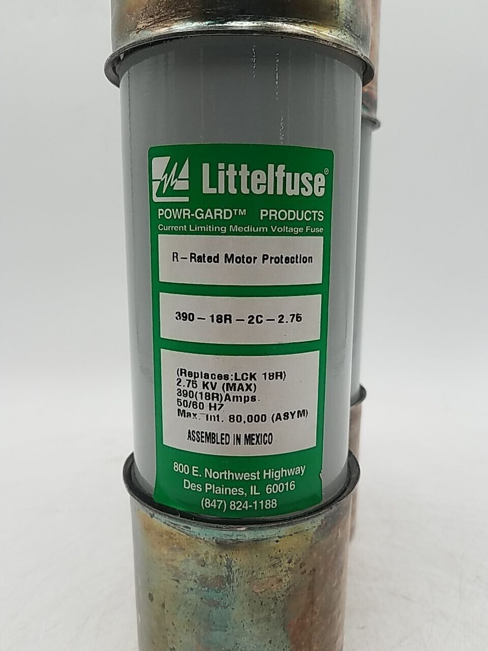 Littelfuse 390-18R-2C-2.75 New